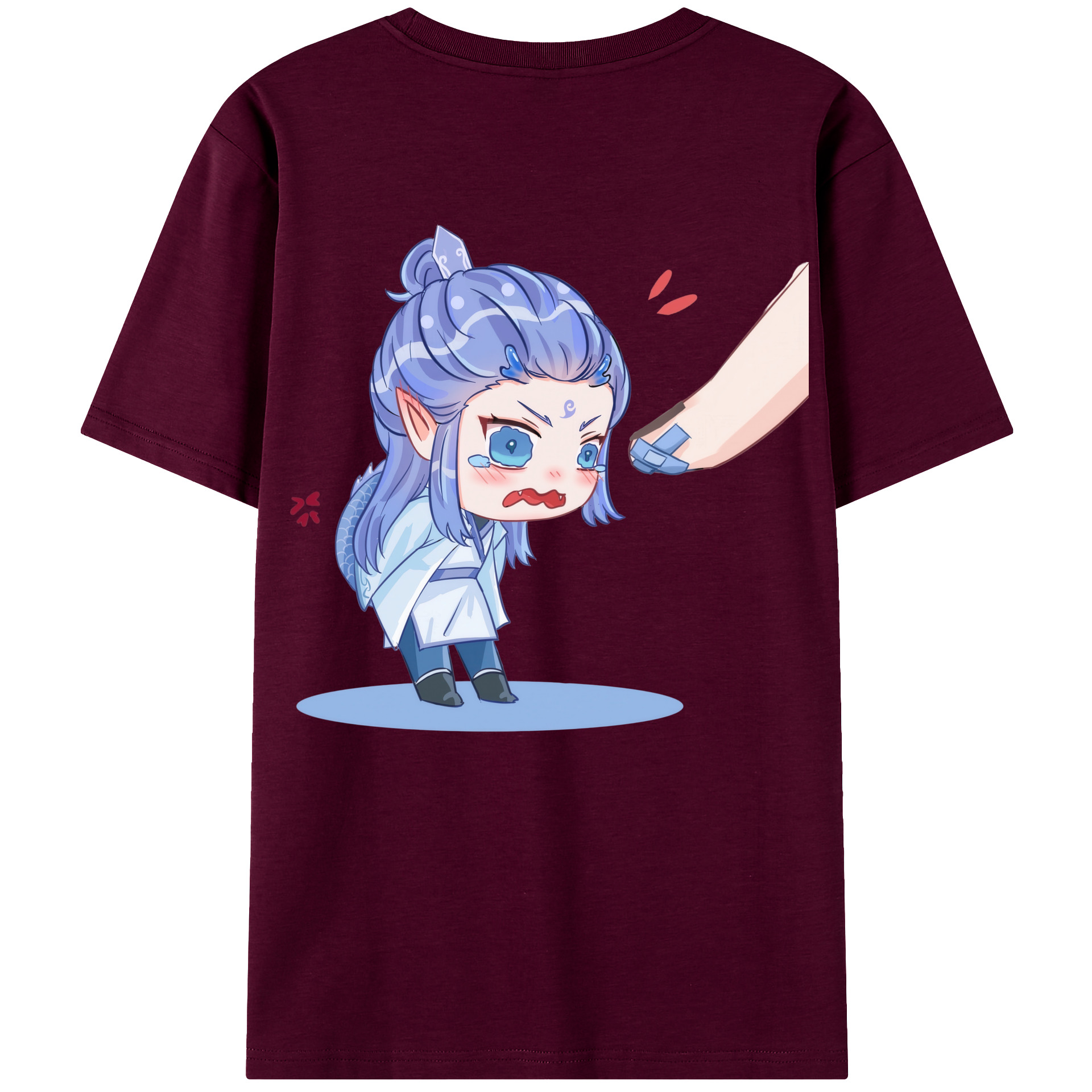 （画像用） Ne Zha 2 ナタ 魔童の大暴れ レディース半袖Tシャツ(バックプリント)